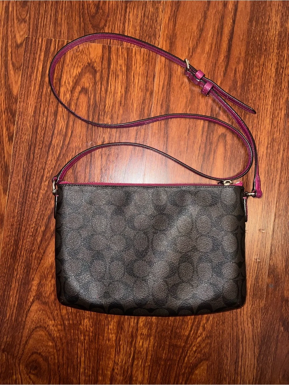 Coach Brown Signature Crossbody